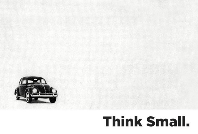 Volkswagen think small