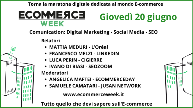 Ecommerce Week - comunicazione, social media, Linkedin, SEO